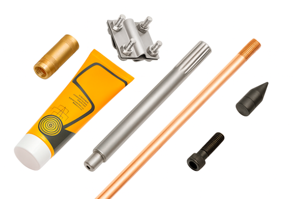 Комплект заземления для контейнерных объектов 1500х250х110 мм