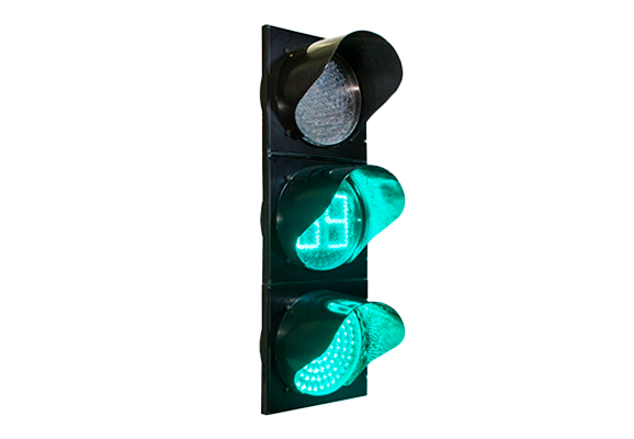 Transport light signal T.1.1 with a countdown panel (volumetric body)