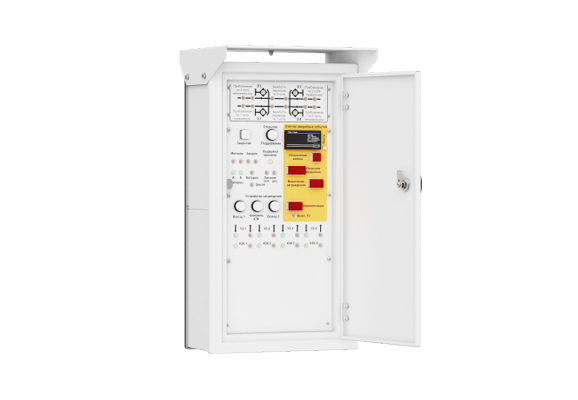 Level crossing signaling system panel SCHPS-UZP-2/4 and rail crossings barrier device control board NKMR.468317.003 TU