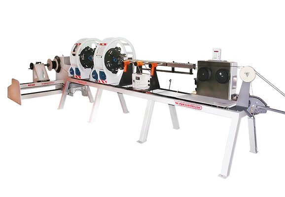 Комплекс для встречной обвивки упрочнения кабеля датчиков КОК-12