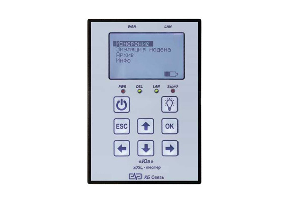 Тестер ADSL с фонарем освещения ЮГ (версия 7)