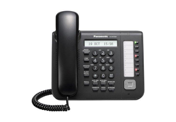 Системный IP-телефон Panasonic KX-NT551 черный