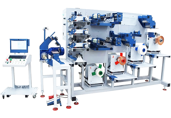 Станок намоточный для намотки электротехнических изделий фольгой СНЛ-4-120