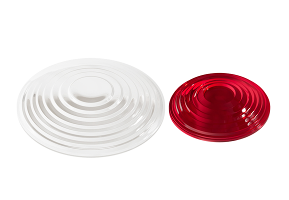 Комплект линзовый для мачтовых светофоров КЛМ 212 красный