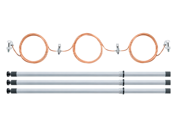 Заземление переносное для высоковольтных линий ЗПЛ-35-3Д