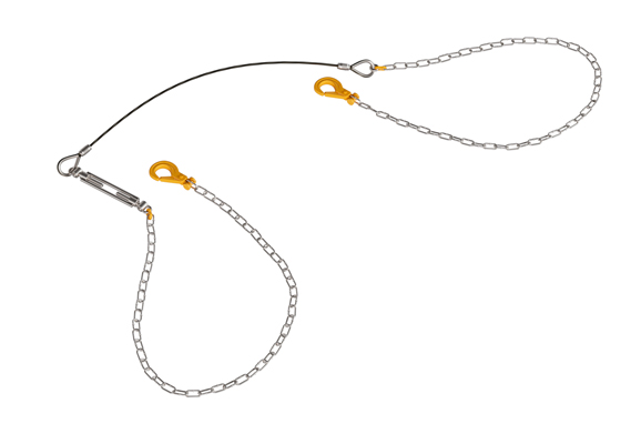 Табельная растяжка для крепления колесной техники