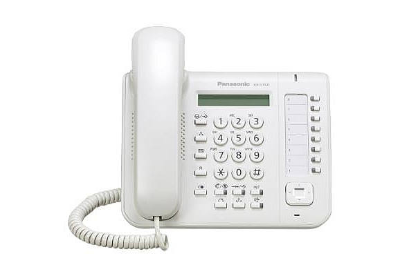 Системный IP-телефон Panasonic KX-NT551 белый