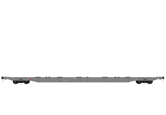 Вагон-платформа для крупнотоннажных контейнеров Sggns(s) 80' 13-1284-05