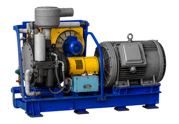 Агрегат компрессорный винтовой на раме с подрамником АКВ 4,4/1 П У2-02