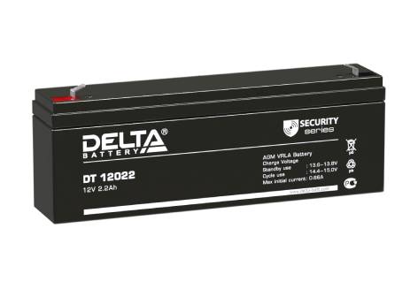 Свинцово-кислотный аккумулятор Delta DT 12022