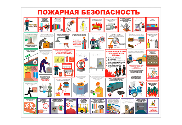 Стенд информационный «Пожарная безопасность»
