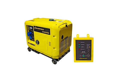 Дизельный генератор Champion DG6501ES+ATS