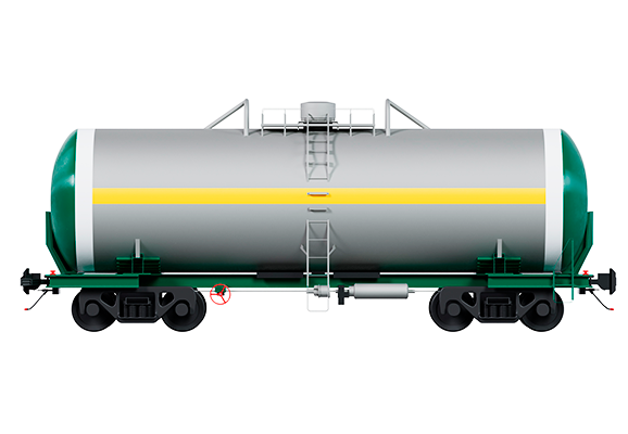 Вагон-цистерна для перевозки аммиака 15-1288-02