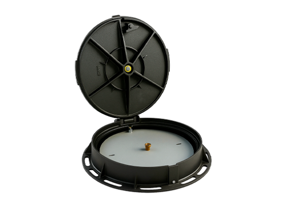 Устройство запорное люка тяжелого типа с замком ВЧШГ ГТС