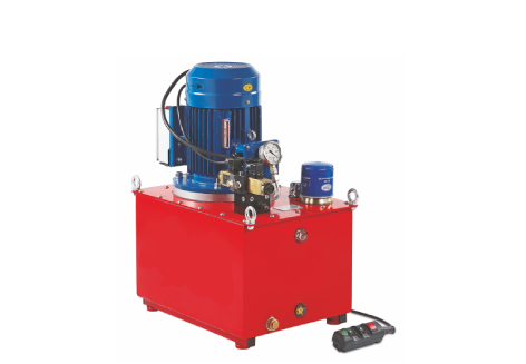 Насосная гидравлическая станция с электроприводом с электромагнитным распределителем НЭЭ-0,8Г20Т1