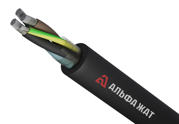 Гибкий силовой кабель алюминиевый АсКГ-ХЛ 2х16