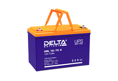 Свинцово-кислотный аккумулятор Delta HRL 12-75 X