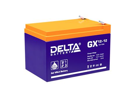Свинцово-кислотный аккумулятор Delta GX 12-12