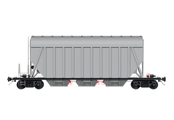 Вагон-хоппер для перевозки минеральных удобрений с осевой нагрузкой 25 тс 19-1299