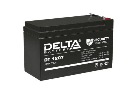 Свинцово-кислотный аккумулятор Delta DT 1207