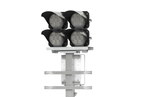 Metro ground light signals with LED light-optical systems MK with aperture 160 mm