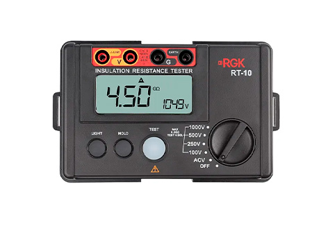 Цифровой мегаомметр RGK RT-10