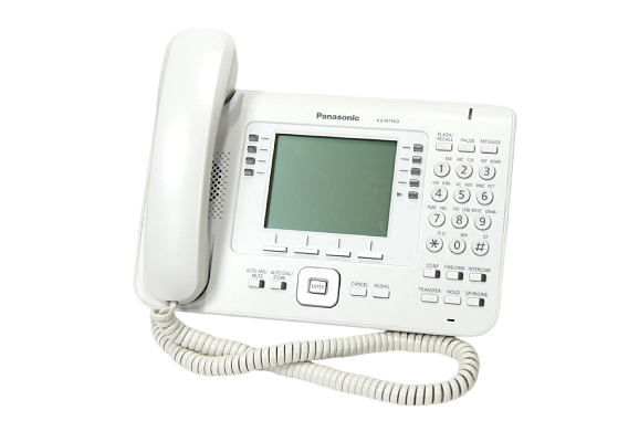 Системный IP-телефон Panasonic KX-NT560 белый