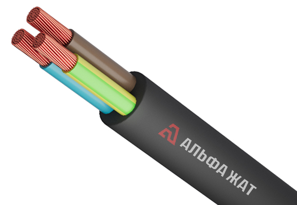 Изолированный кабель медный КуГВВ 3х1,5