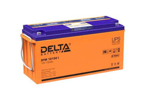 Свинцово-кислотный аккумулятор Delta DTM 12150 I