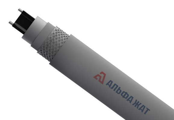 Кабель греющий саморегулирующийся экранированный REXANT SRL24-2CR (24Вт/м), 200 м