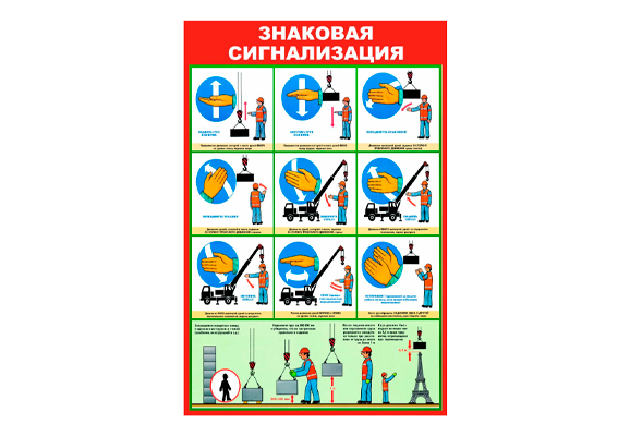 Стенд информационный «Знаковая сигнализация»