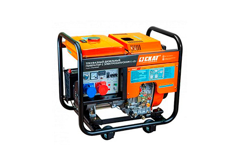 Дизельный генератор СКАТ УГД-6000ЕТ