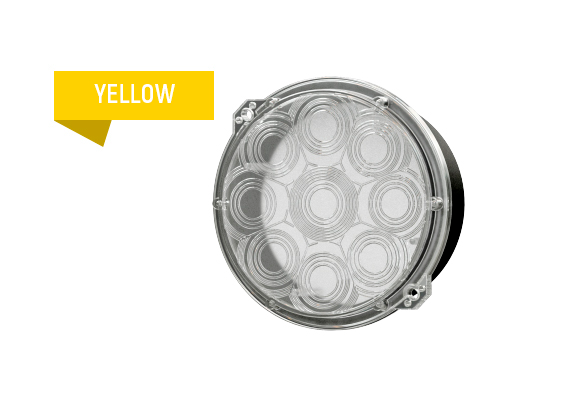 LED system MT1zh NKMR.676636.110-01 yellow (diameter 160 mm) with universal power supply