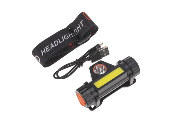 Фонарь налобный REXANT NEW AGE, трехрежимный, поворотный, сверхлегкий, с магнитом