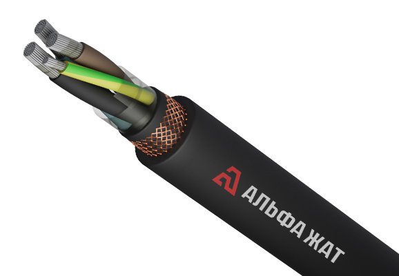 Гибкий силовой кабель алюминиевый АсКГэ 1х500