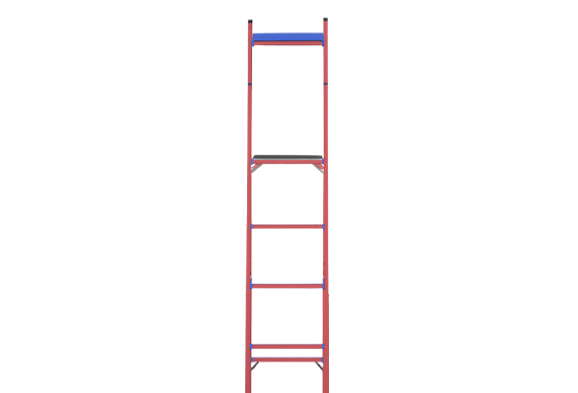 Стремянка стеклопластиковая с вертикальной опорой исполнение «ЕВРО» СВД-1,8Е