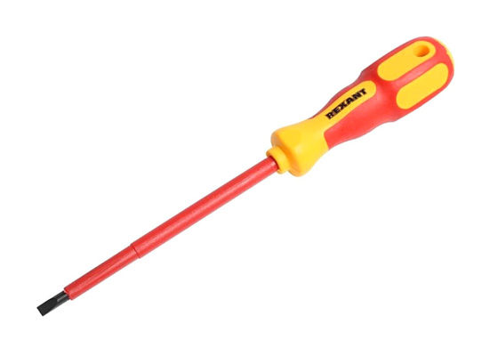 Отвертка шлицевая «Электрика» SL 5х125 мм REXANT