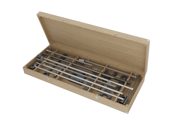 Набор специального инструмента электромеханика для обслуживания и ремонта оборудования сортировочных горок