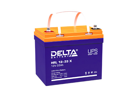 Свинцово-кислотный аккумулятор Delta HRL 12-33 X