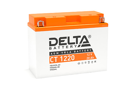 Стартерный аккумулятор Delta CT 1220