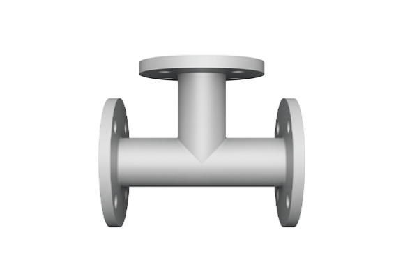 Тройник переходной фланцевый 50х100 мм ТО-167-40-00-02