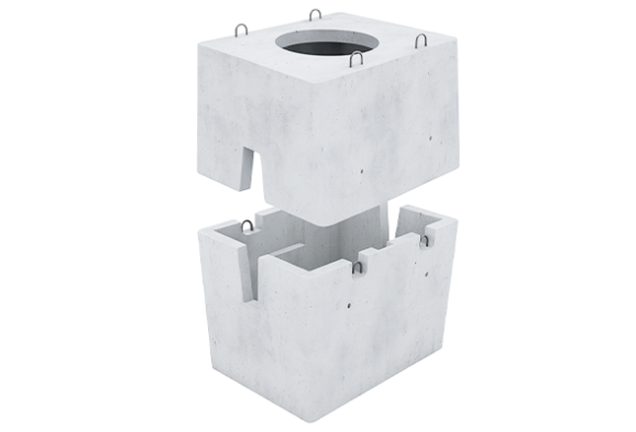 Колодец кабельной связи разветвительный 2-10 (80) ГЕК (В25)