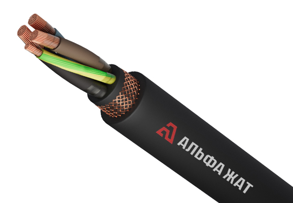 Гибкий силовой кабель медный КГэ 1х2,5