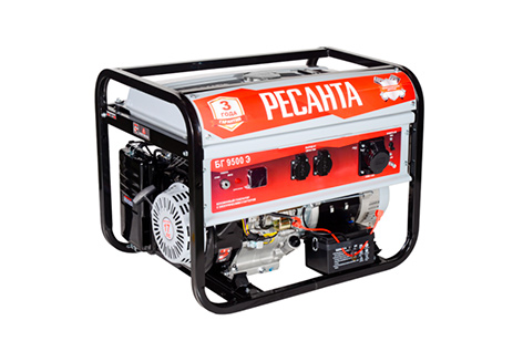 Бензиновый генератор Ресанта БГ 9500 Э