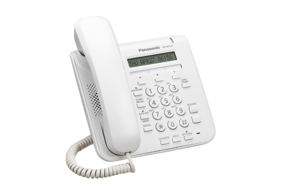 Системный IP-телефон Panasonic KX-NT511A белый