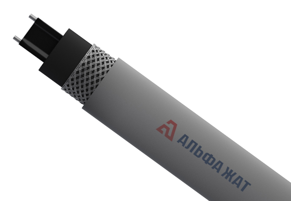 Кабель греющий саморегулирующийся экранированный REXANT SRL 24-2CR (24 Вт/1 м), 50 м