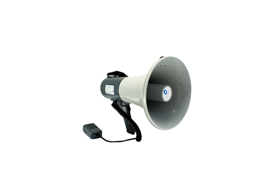 Мегафон ручной с выносным микрофоном и сигналом сирены TS-135BC