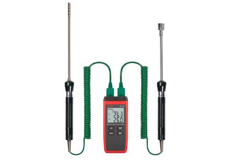 Контактный термометр RGK CT-12 с зондом температуры воздуха TR-10A и поверхностным зондом TR-10S с поверкой