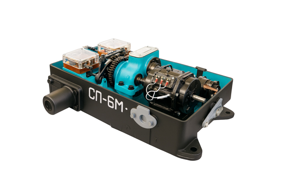 Электропривод стрелочный с внутренним замыканием невзрезной типа СП-6М с электродвигателем МСП