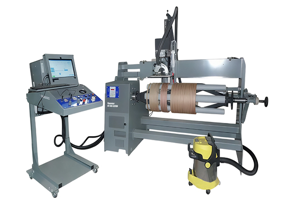 Комплекс для раскроя цилиндрических изделий на спиральные кольца по геодезическим линиям и с заданными углами реза СРЦИ-650-1200